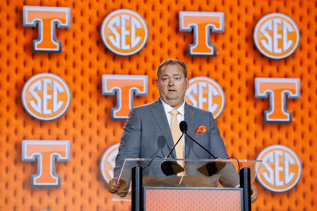 Tennessee head coach Josh Heupel