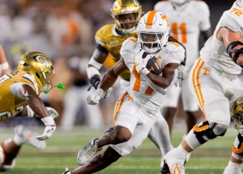 Tennessee running back Daune Morris