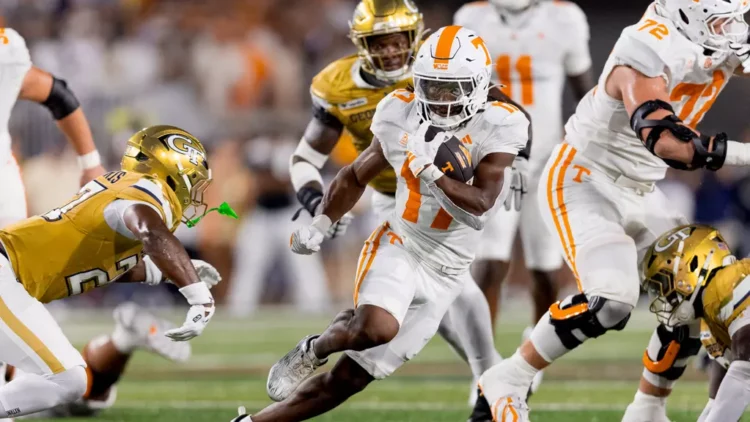 Tennessee running back Daune Morris