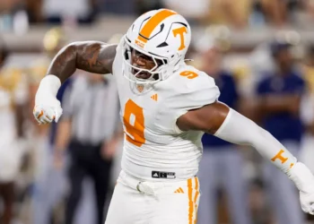 Mariyon Dye #9 of the Tennessee Volunteers