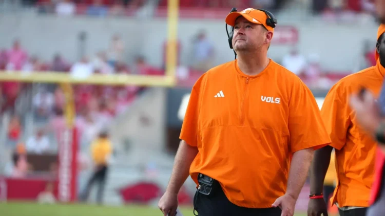 Tennessee football coach Josh Heupel